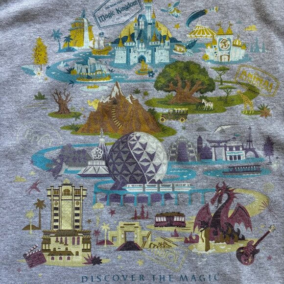 Disney Parks Discover The Magic Sweatshirt Walt Disney World 2XL - Picture 2 of 6